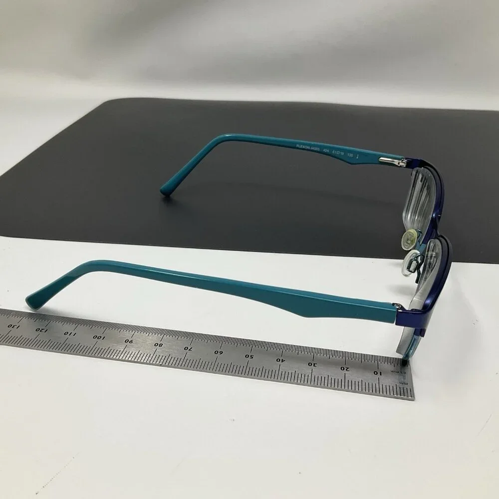 FLEXON JUNIOR J4003 424 Turquoise Navy Unisex Kids Eyeglasses 51 [] 18-135
